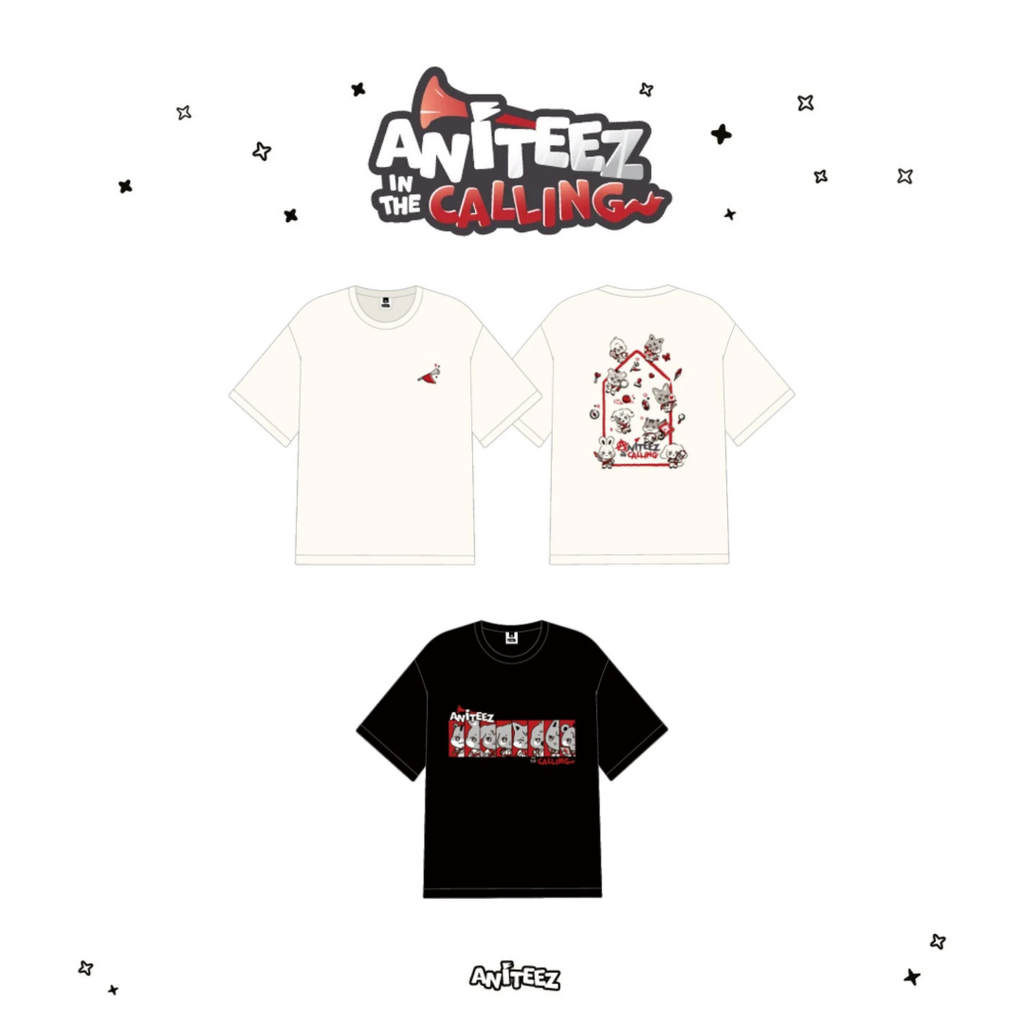 (PRE-ORDER) ATEEZ - ANITEEZ IN THE CALLING - T-SHIRTS (4 TYPES) - LightUpK
