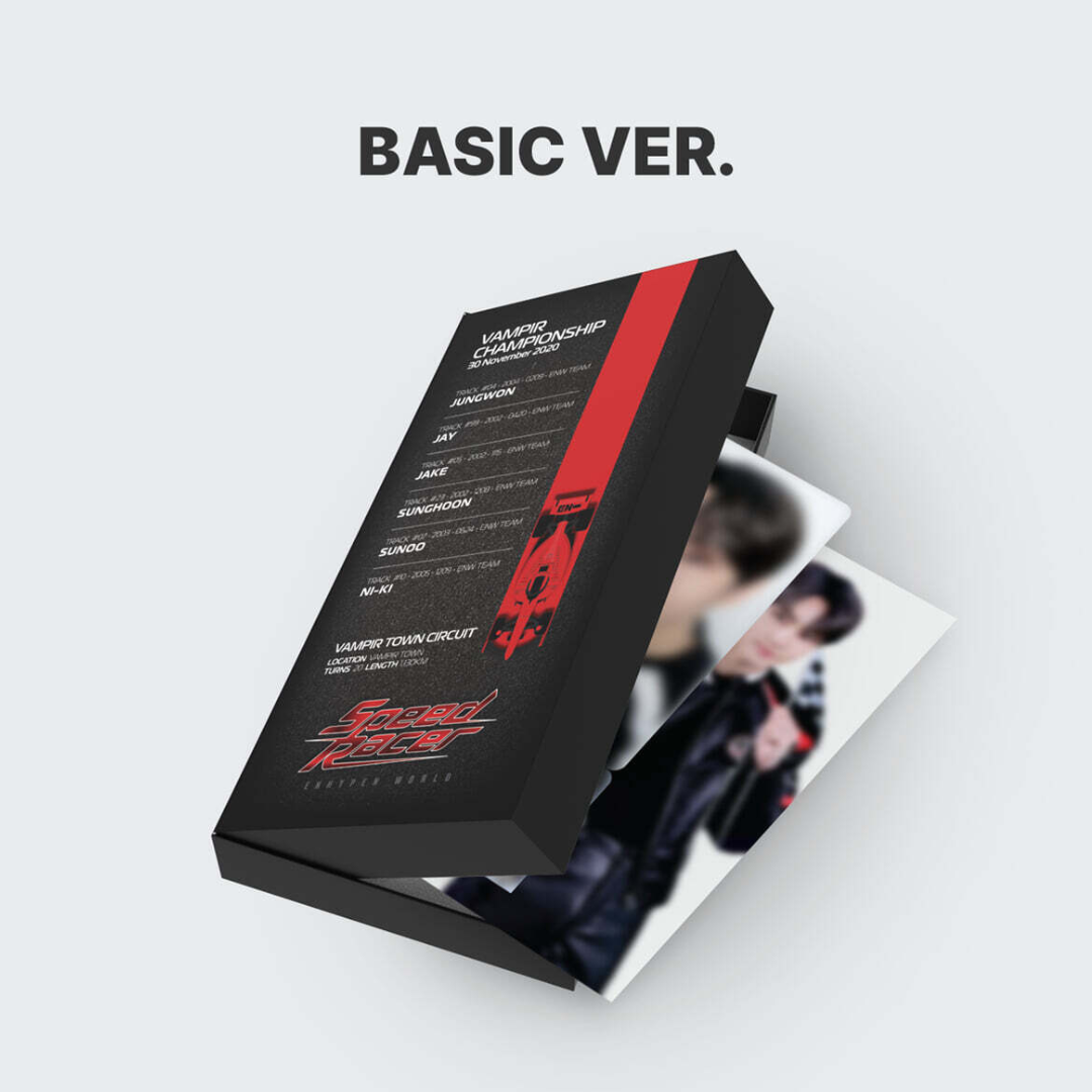 (PRE-ORDER) ENHYPEN - WORLD COUPON CARD COLLECTION (SPEED RACER BASIC VER.) - LightUpK