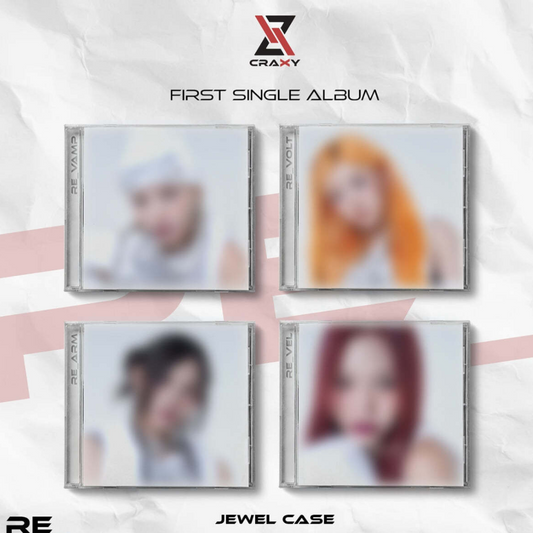 CRAXY - 1ST SINGLE ALBUM [RE_] JEWEL CASE VER. (4 VERSIONS)