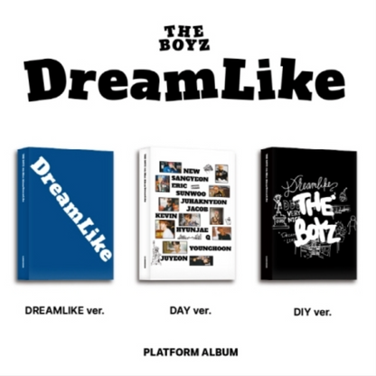 THE BOYZ - DREAMLIKE (4ÈME MINI ALBUM) [PLATEFORME VER.] (3 VERSIONS)