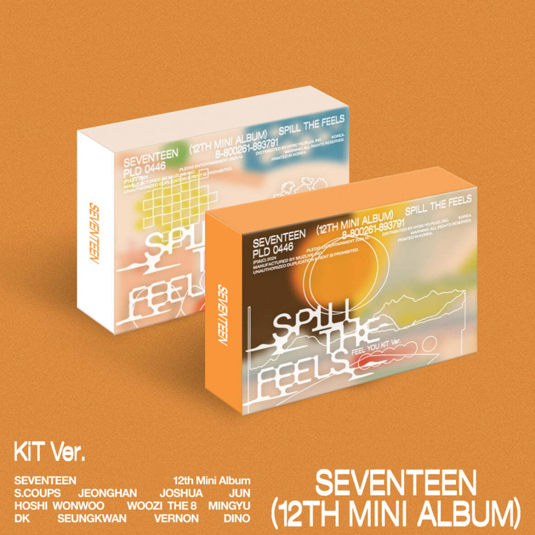 SEVENTEEN - 12TH MINI ALBUM [SPILL THE FEELS] KIT VER.(2 VERSIONS)