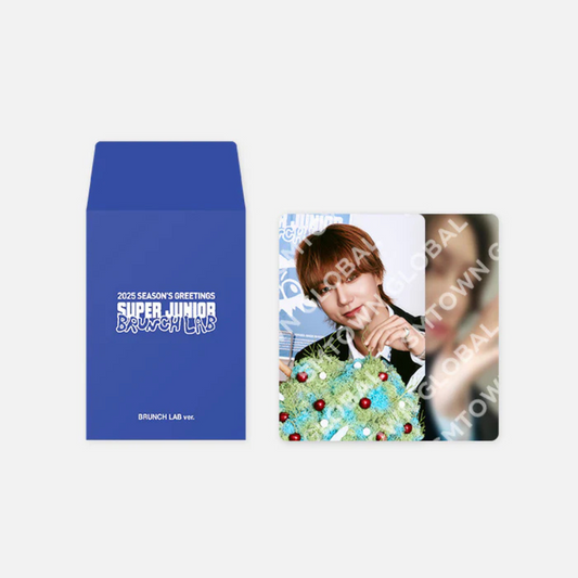 SUPER JUNIOR - RANDOM TRADING CARD SET - 2025 SM ARTIST SEASON'S GREETINGS MD (2 VERSIONS) - LightUpK