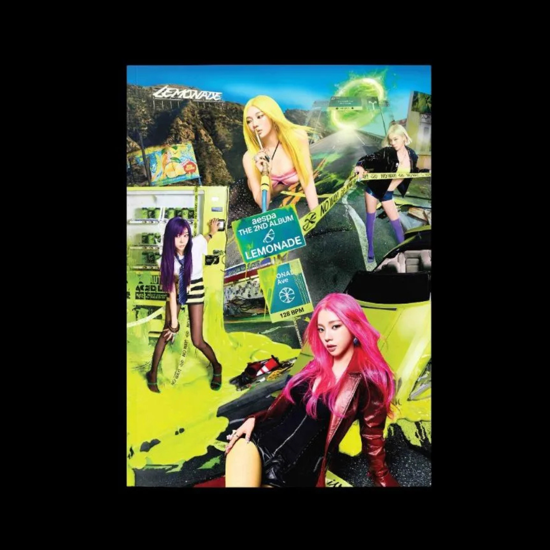 (PRE-ORDER) AESPA - 2ND ALBUM [LEMONADE] (LEMONADE VER.) (2 VERSIONS) RANDOM - LightUpK