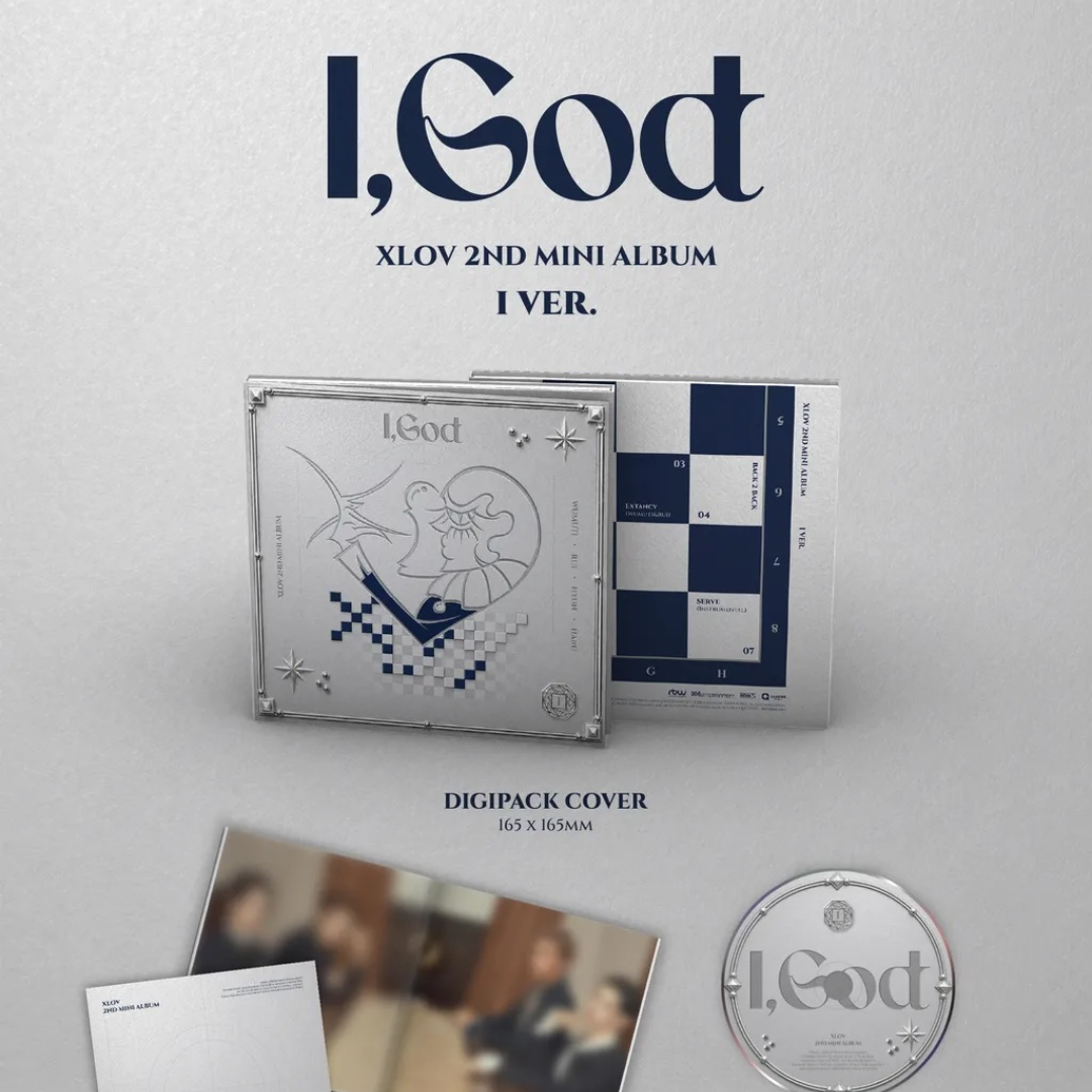 (PRE-ORDER) XLOV - 2ND MINI ALBUM [I,GOD] (4 VERSIONS) RANDOM - LightUpK