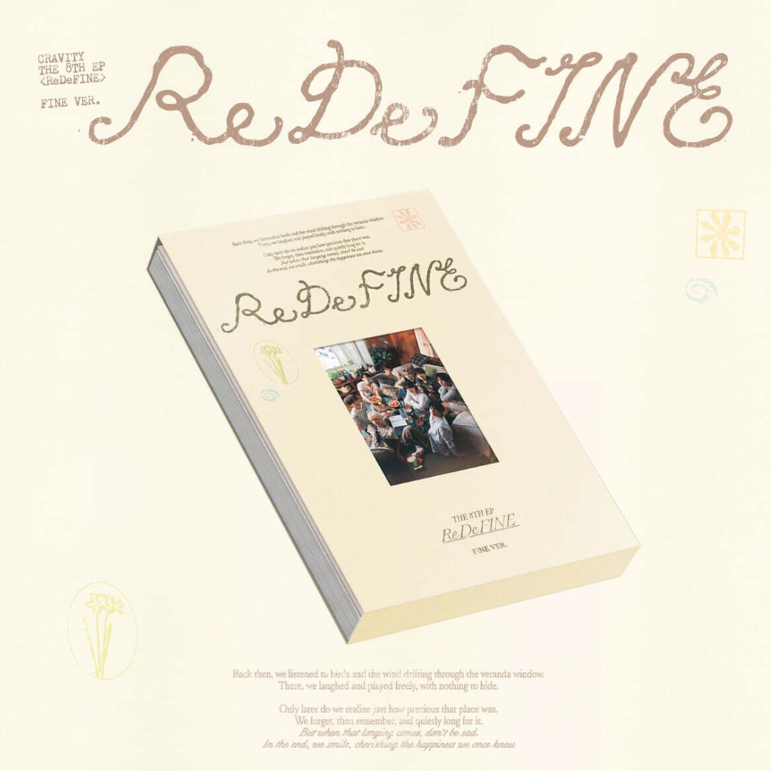 (PRE-ORDER) CRAVITY - 8TH MINI ALBUM [REDEFINE] (FINE VER.) - LightUpK