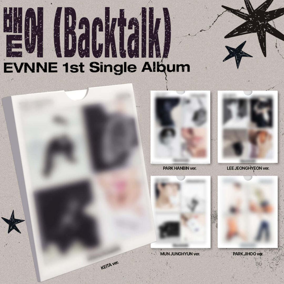 (PRE-ORDER) EVNNE - 1ST SINGLE ALBUM [BACKTALK] DIGIPACK VER. (5 VERSIONS) RANDOM - LightUpK