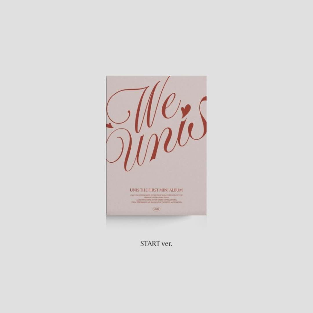 UNIS - 1ST MINI ALBUM [WE UNIS] (2 VERSIONS) - LightUpK