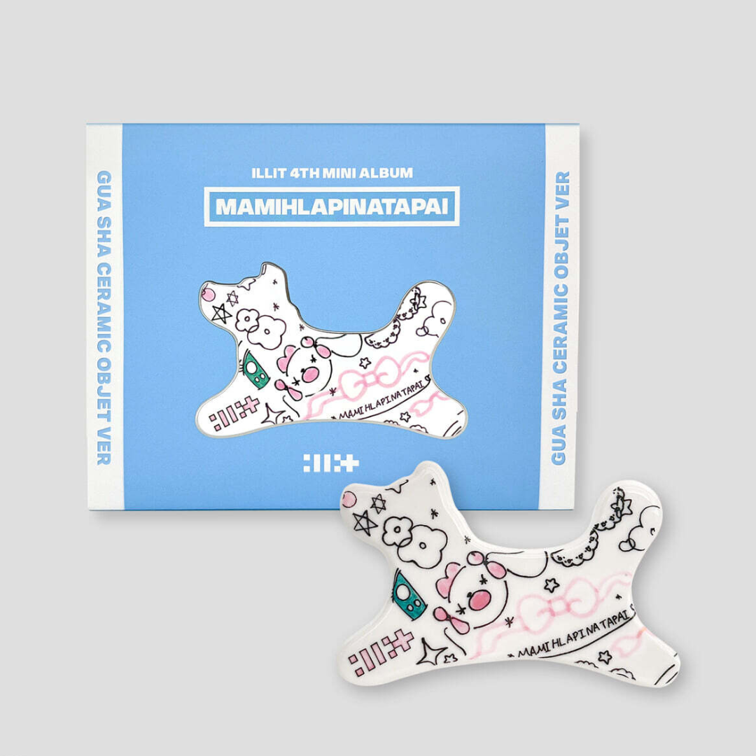 (PRE-ORDER) ILLIT - 4TH MINI ALBUM [MAMIHLAPINATAPAI] (GUA SHA CERAMIC OBJET VER.) - LightUpK