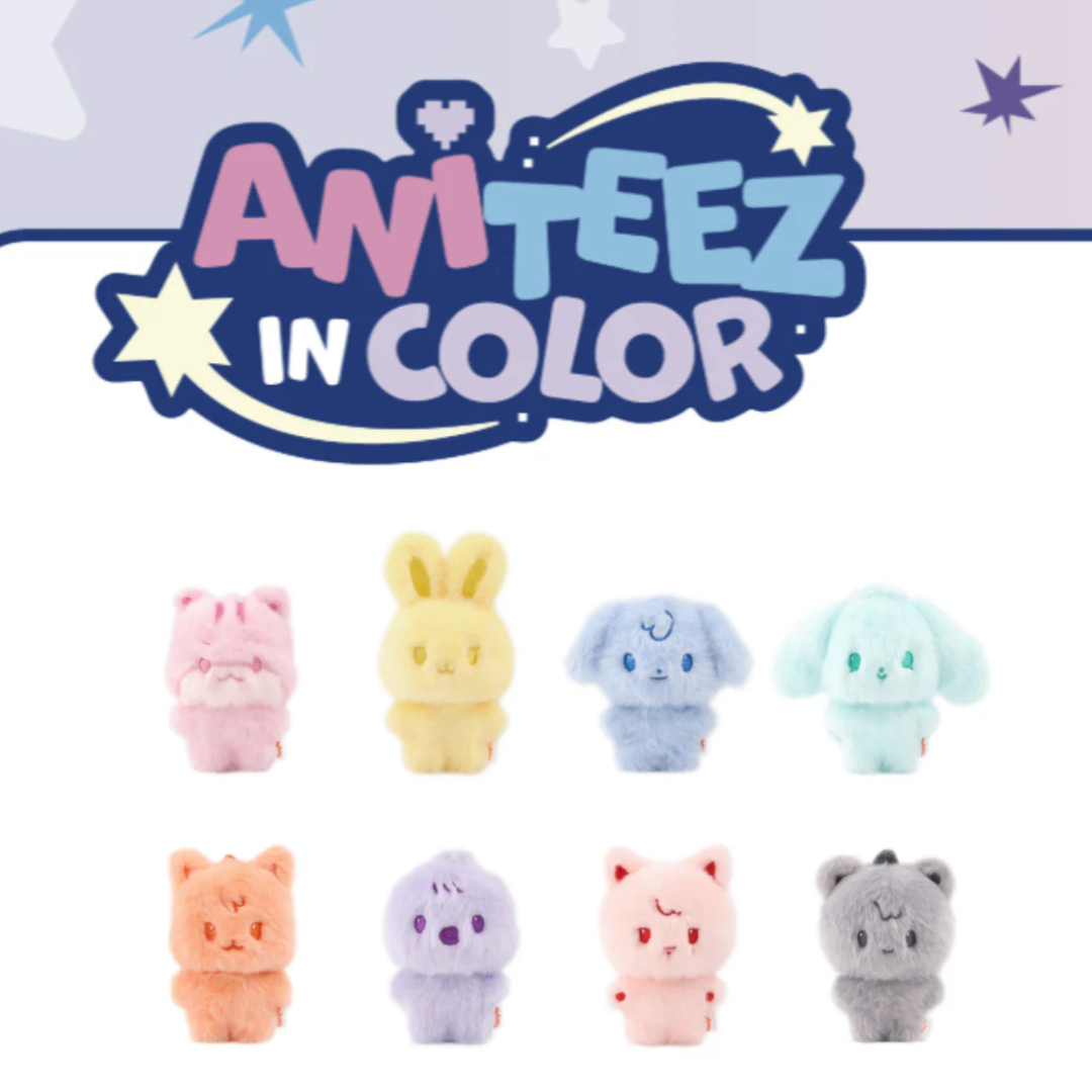 (PRE-ORDER) ATEEZ - 'ANITEEZ IN COLOR' MD - COLOR TINY ANITEEZ DOLL (8 VERSIONS) - LightUpK