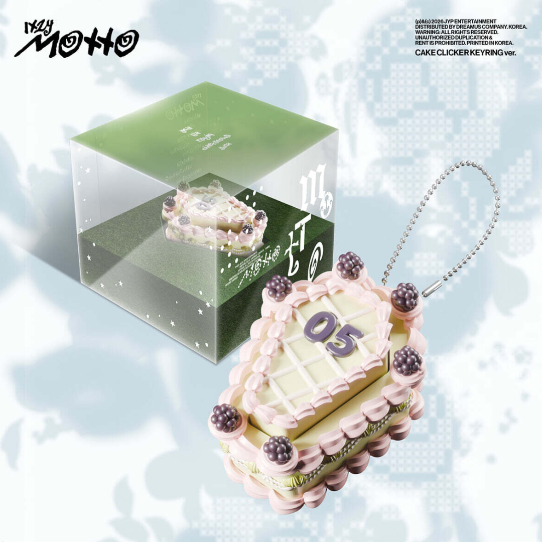 (PRE-ORDER) ITZY - [MOTTO] CAKE CLICKER KEYRING VER. - LightUpK