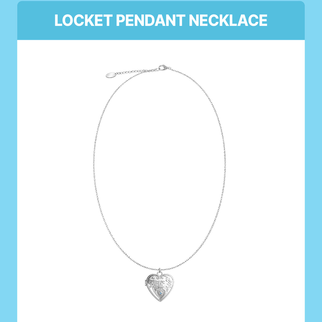 (PRE-ORDER) IVE - 09 LOCKET PENDANT NECKLACE / 2026 IVE THE 4TH FAN CONCERT [DIVE into IVE] OFFICIAL MD - LightUpK