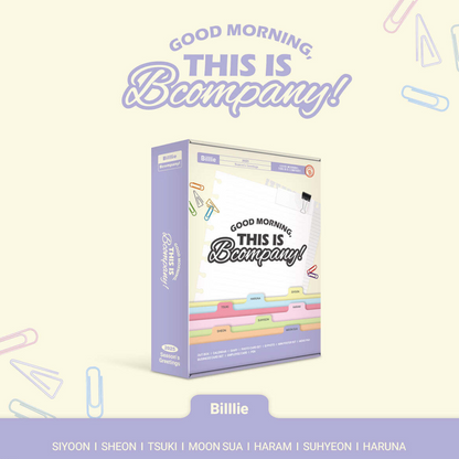 (PRE-ORDER) BILLLIE - 2025 SEASON'S GREETINGS [GOOD MORNING, THIS IS BCOMPANY]