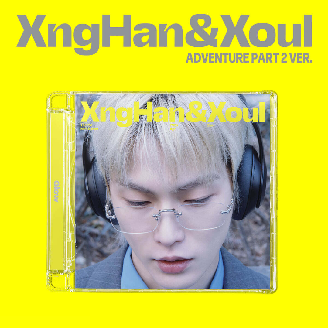 (PRE-ORDER) XNGHAN&XOUL - 1ST MINI ALBUM [GLOW] (ADVENTURE PART 2 VER.) - LightUpK