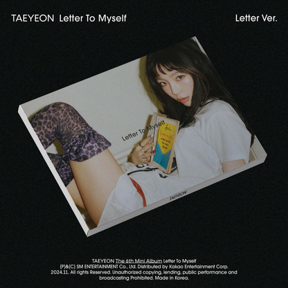 TAEYEON - 6ÈME MINI ALBUM [LETTRE À MOI-MÊME] (VER. LETTRE)