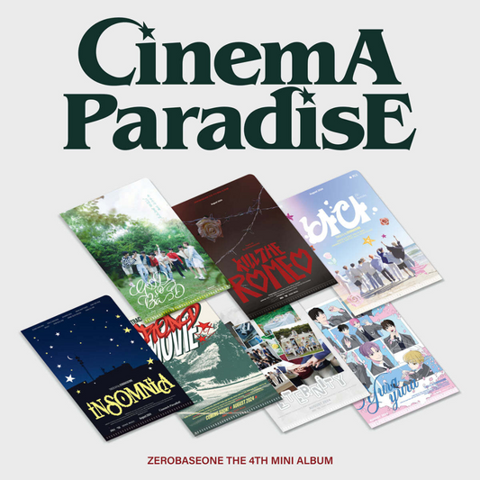 ZEROBASEONE - 4TH MINI ALBUM [CINEMA PARADISE] (ZEROSE VER.) (7 VERSIONS)