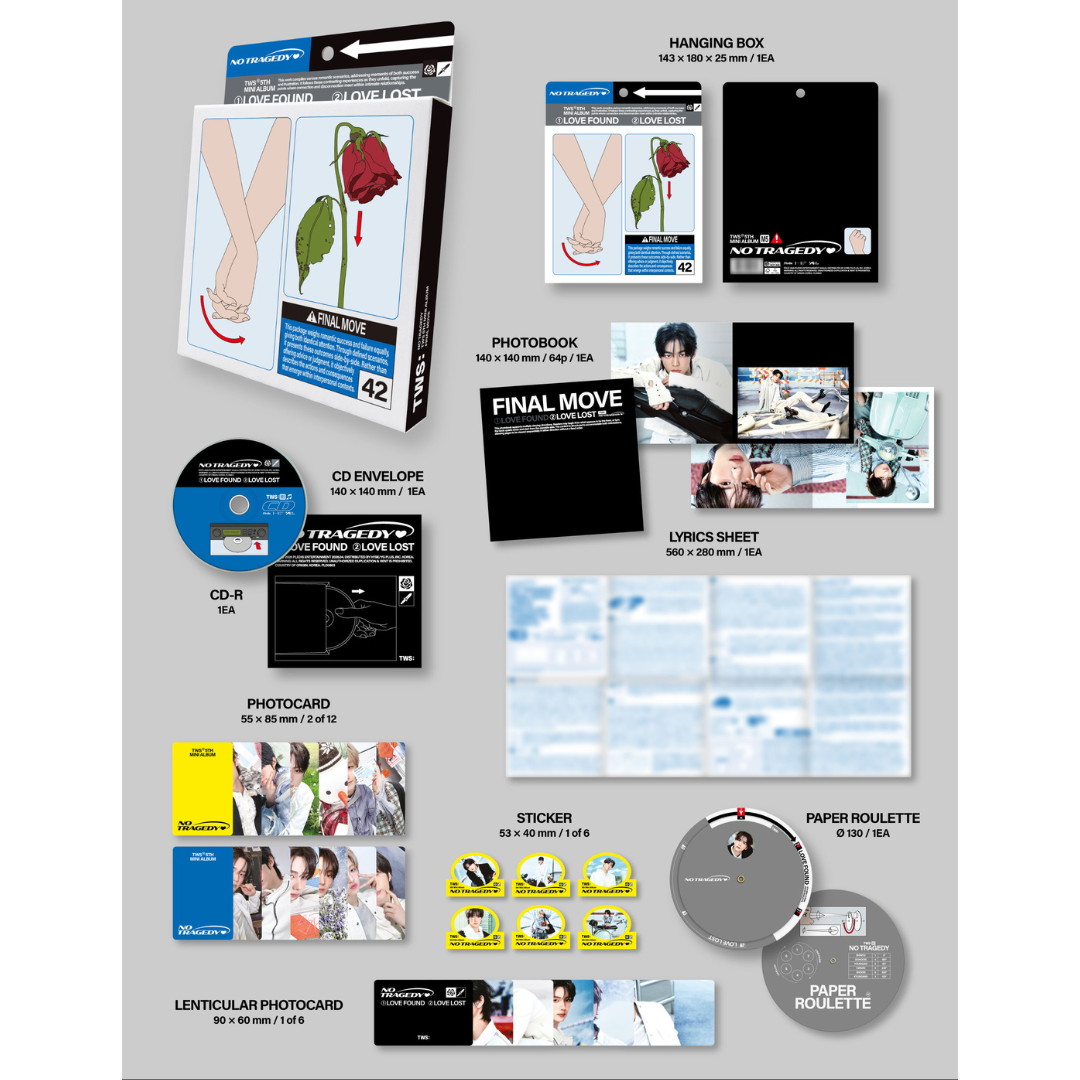 (PRE-ORDER) TWS - NO TRAGEDY (2 VERSIONS) RANDOM - LightUpK