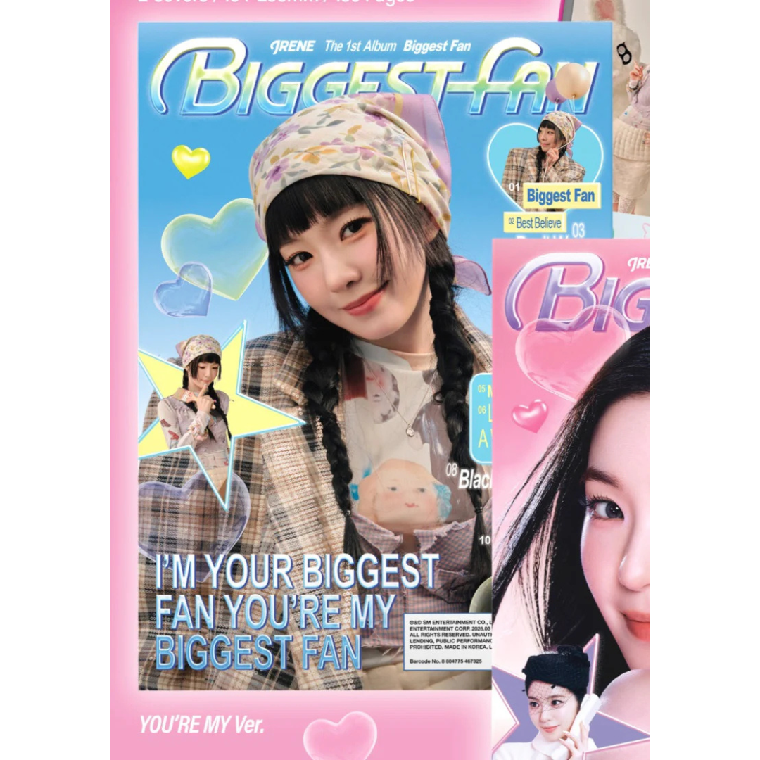 IRENE - 1ST ALBUM [BIGGEST FAN] (PHOTOBOOK VER.) (2 VERSIONS) - LightUpK