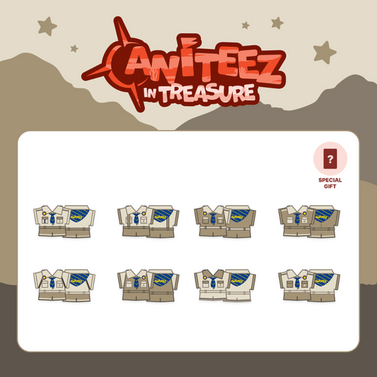 (PRE-ORDER) ATEEZ X ANITEEZ [ANITEEZ IN TREASURE] MD - 01 SCOUTING UNIFORM OUTFIT (8 VERSIONS) - LightUpK
