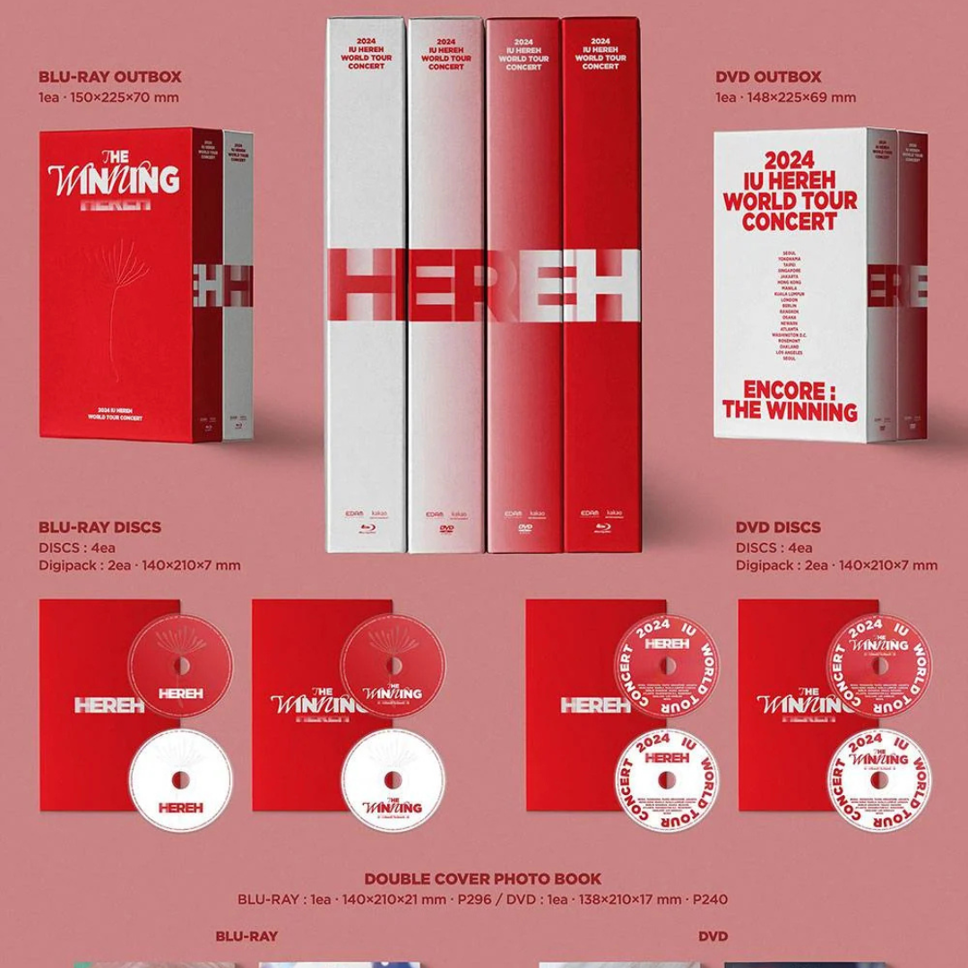 IU - [HEREH] WORLD TOUR CONCERT (BLU-RAY+DVD SET) - LightUpK