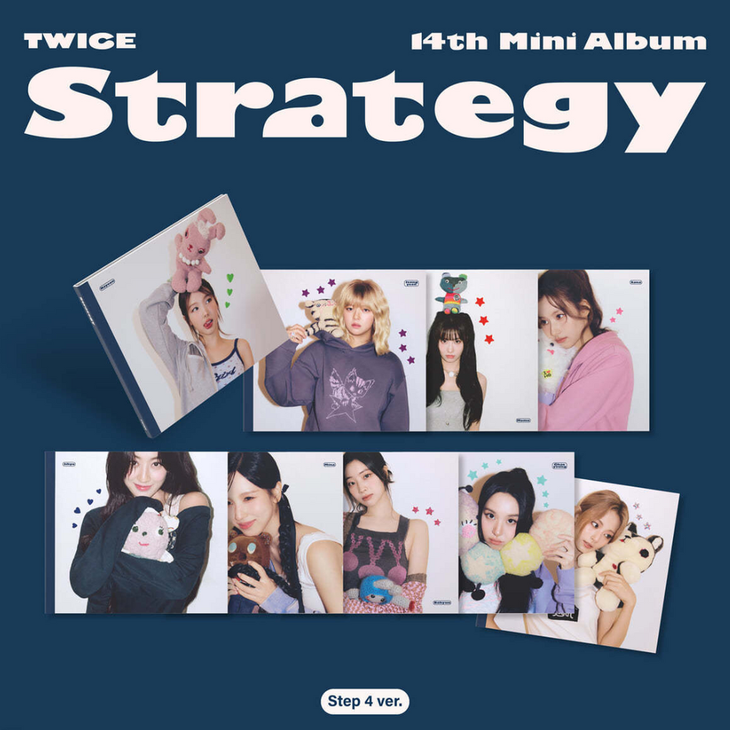 (PRE-ORDER) TWICE - 14TH MINI ALBUM [STRATEGY] (STEP4 VER.) (9 VERSIONS) RANDOM