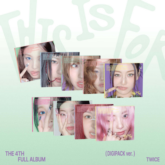 TWICE - 4TH ALBUM [THIS IS FOR] (DIGIPACK VER.) (9 VERSIONS) - LightUpK