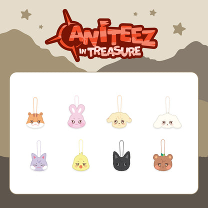 (PRE-ORDER) ATEEZ X ANITEEZ [ANITEEZ IN TREASURE] MD - 20 PLUSH NAME TAG (8 VERSIONS) - LightUpK