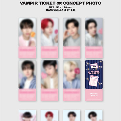 (PRE-ORDER) ENHYPEN - WORLD COUPON CARD COLLECTION (PAJAMA PARTY GIFT VER.) - LightUpK