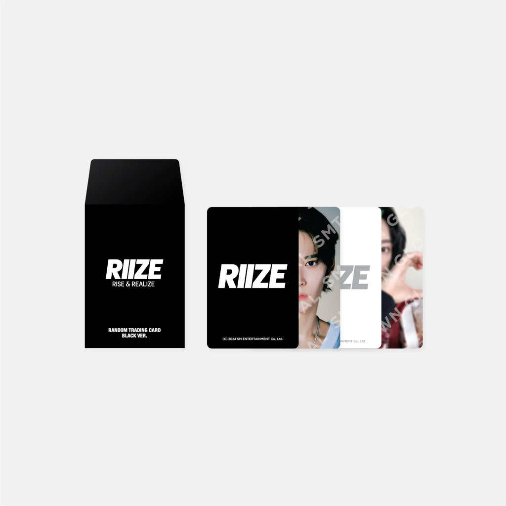 RIIZE - RANDOM TRADING CARD SET - 2024 RIIZE 'RIIZE UP' POP-UP MD (2 VERSIONS)