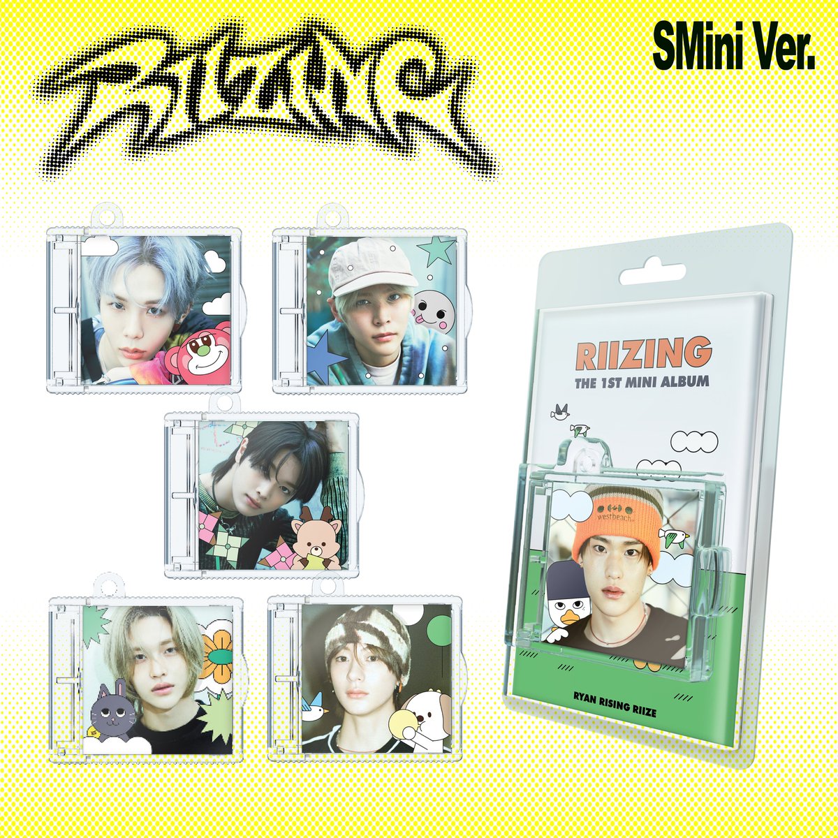 RIIZE - 1ST MINI ALBUM [RIIZING] (SMINI VER.) (6 VERSIONS) - LightUpK