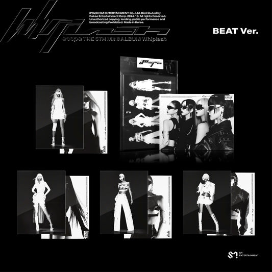 AESPA - 5TH MINI ALBUM [WHIPLASH] (BEAT VER.) (5 VERSIONS)