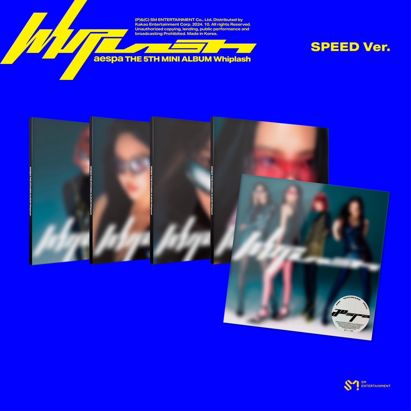 AESPA - 5TH MINI ALBUM [WHIPLASH] (SPEED VER.) (5 VERSIONS)