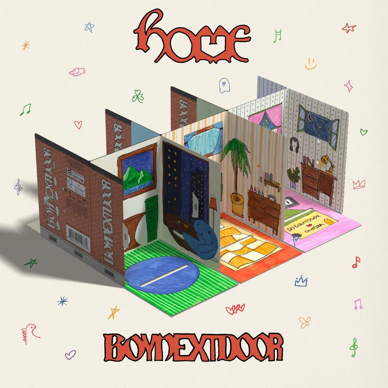(PRE-ORDER) BOYNEXTDOOR - 1ST STUDIO ALBUM [HOME] (WEVERSE ALBUMS VER.) (6 VERSIONS) RANDOM