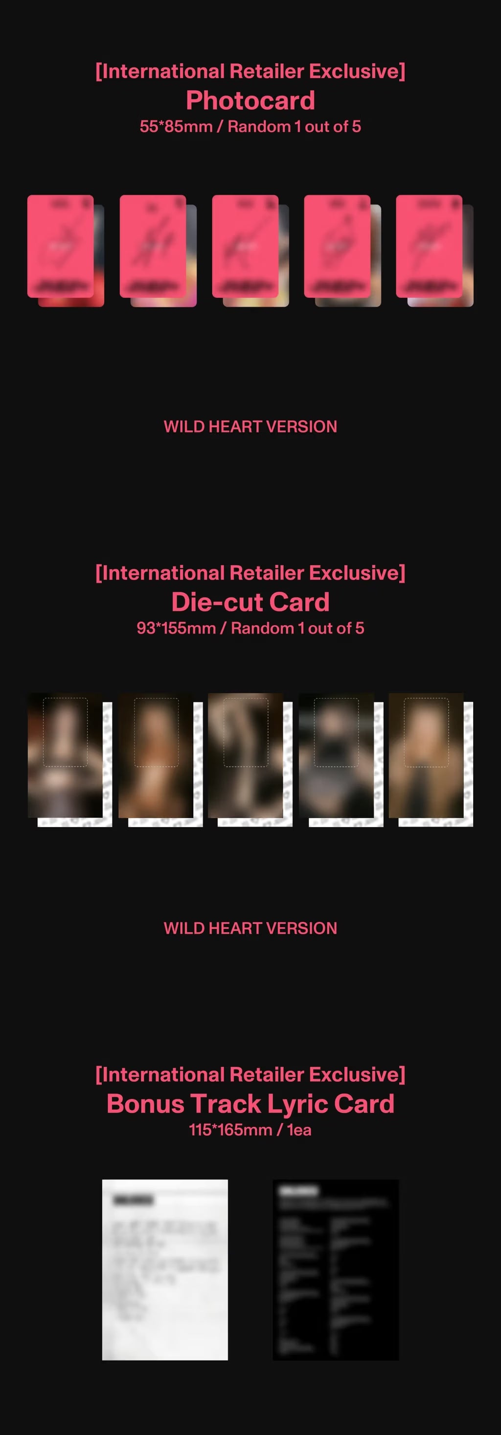 (PRE-ORDER) KATSEYE - WILD (INTERNATIONAL RETAILER EXCLUSIVE)