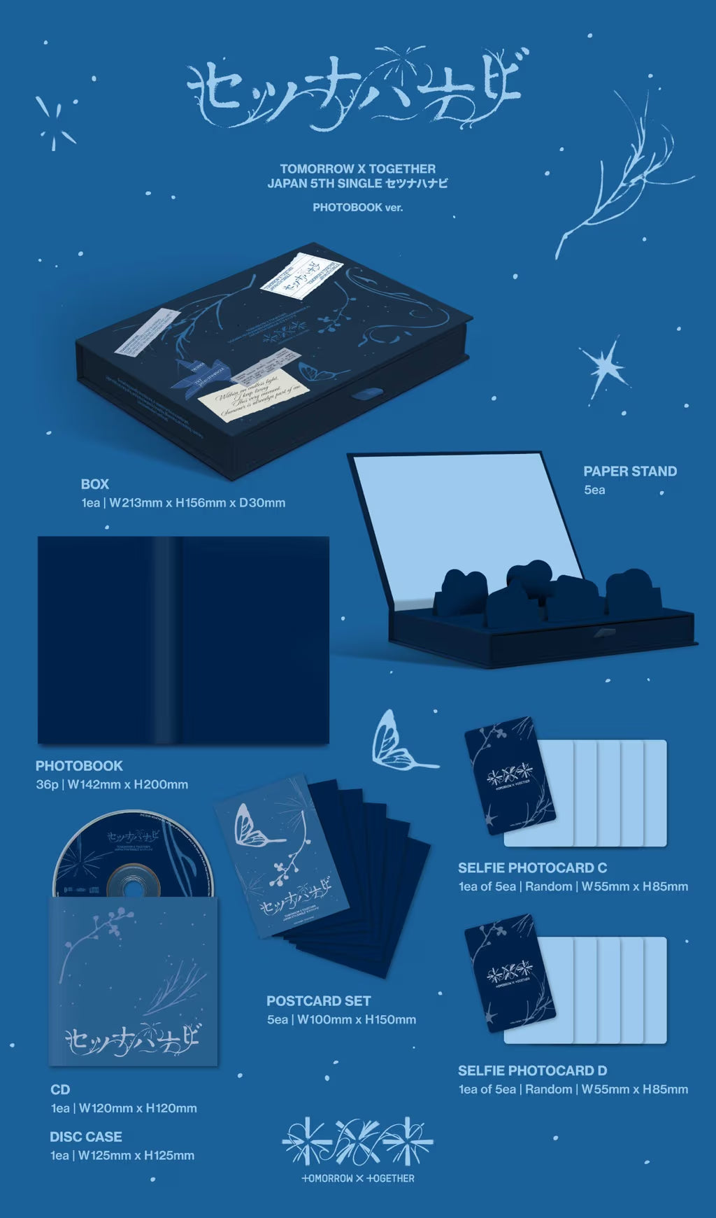 (PRE-ORDER) TOMORROW X TOGETHER (TXT) - JP 5TH SINGLE [SETSUNA HANABI] (PHOTOBOOK EDITION)