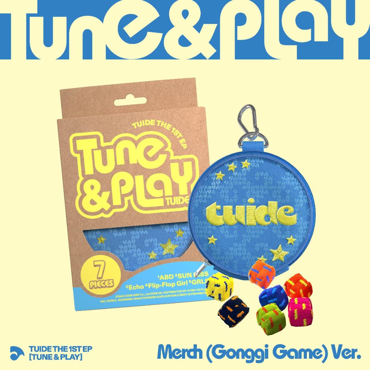 (PRE-ORDER) TUIDE - THE 1ST EP [TUNE & PLAY] MERCH (GONGGI GAME) VER.
