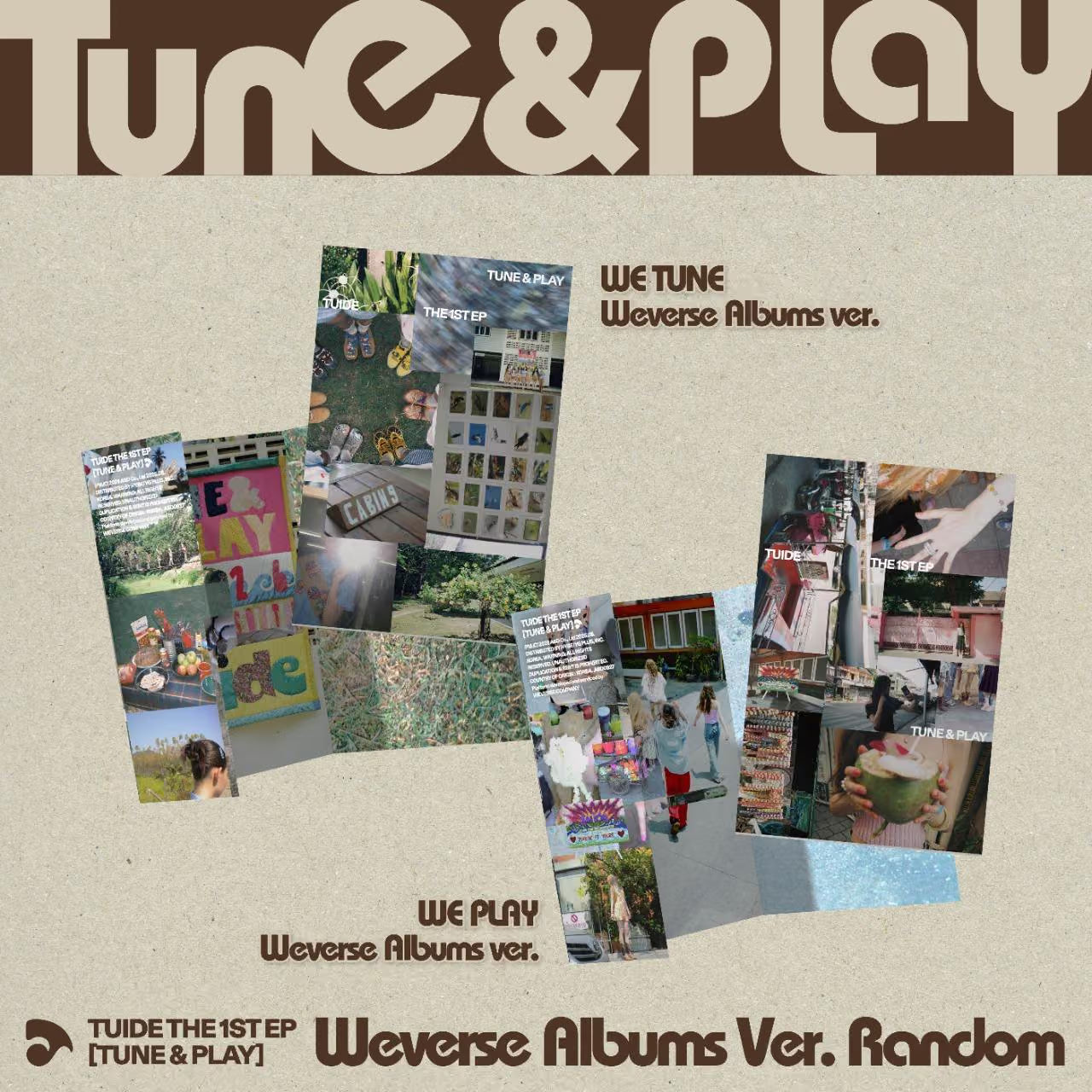 (PRE-ORDER) TUIDE - THE 1ST EP [TUNE & PLAY] WEVERSE ALBUMS VER. (2 VERSIONS) RANDOM