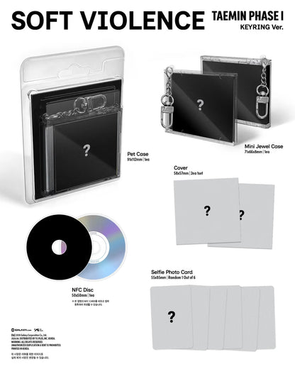 (PRE-ORDER) TAEMIN - [PHASE I : SOFT VIOLENCE] KEYRING VER.