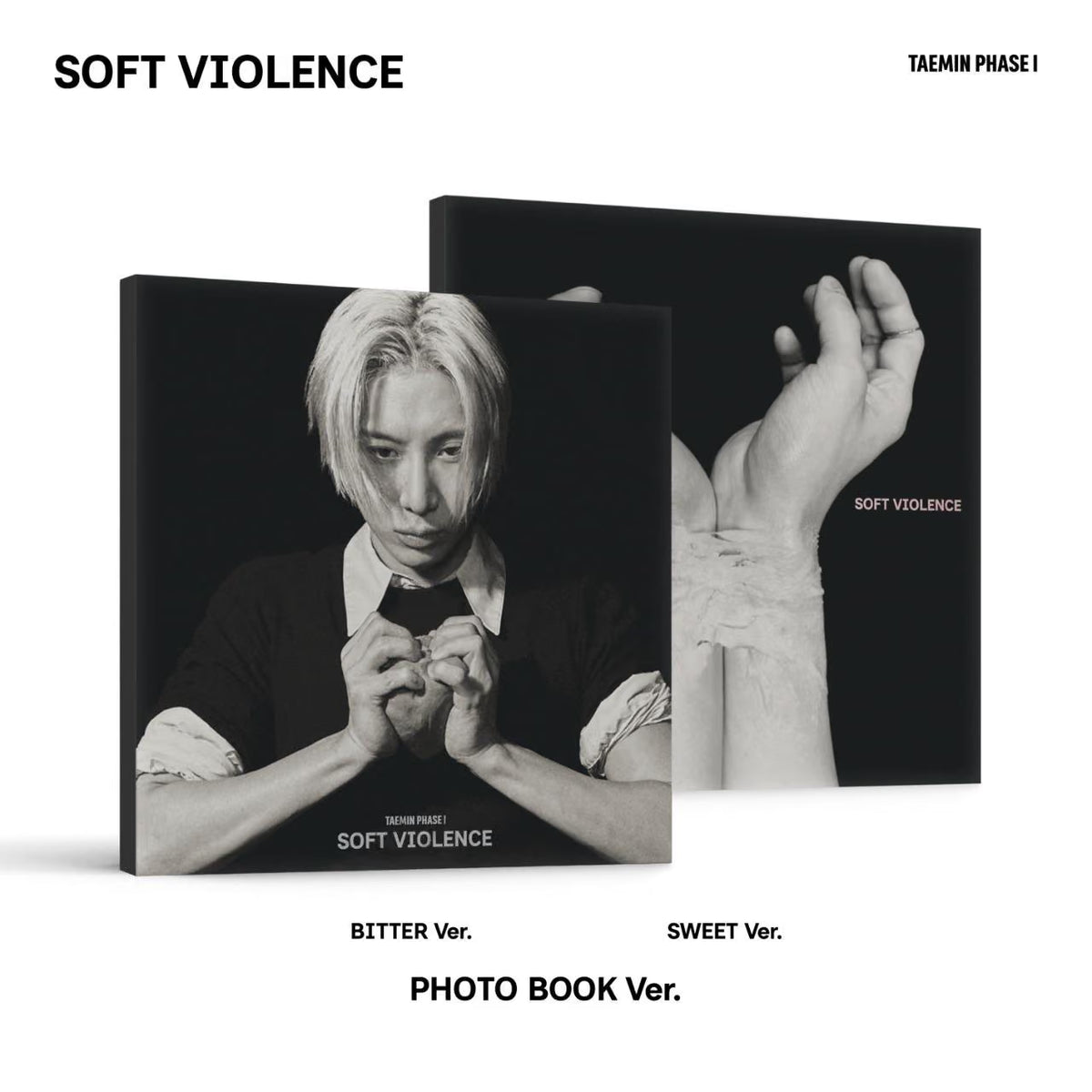 (PRE-ORDER) TAEMIN - [PHASE I : SOFT VIOLENCE] PHOTO BOOK VER. (2 VERSIONS) RANDOM