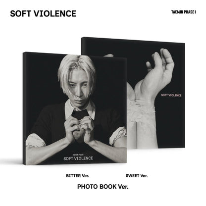 (PRE-ORDER) TAEMIN - [PHASE I : SOFT VIOLENCE] PHOTO BOOK VER. (2 VERSIONS) RANDOM
