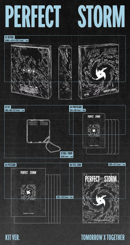 (PRE-ORDER) TOMORROW X TOGETHER (TXT) - 9TH MINI ALBUM [PERFECT STORM] (KIT VER.)
