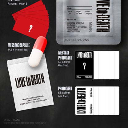 (PRE-ORDER) XDINARY HEROES - 7TH MINI ALBUM [LXVE TO DEATH] PLATFORM ALBUM NEMO VER. - LightUpK