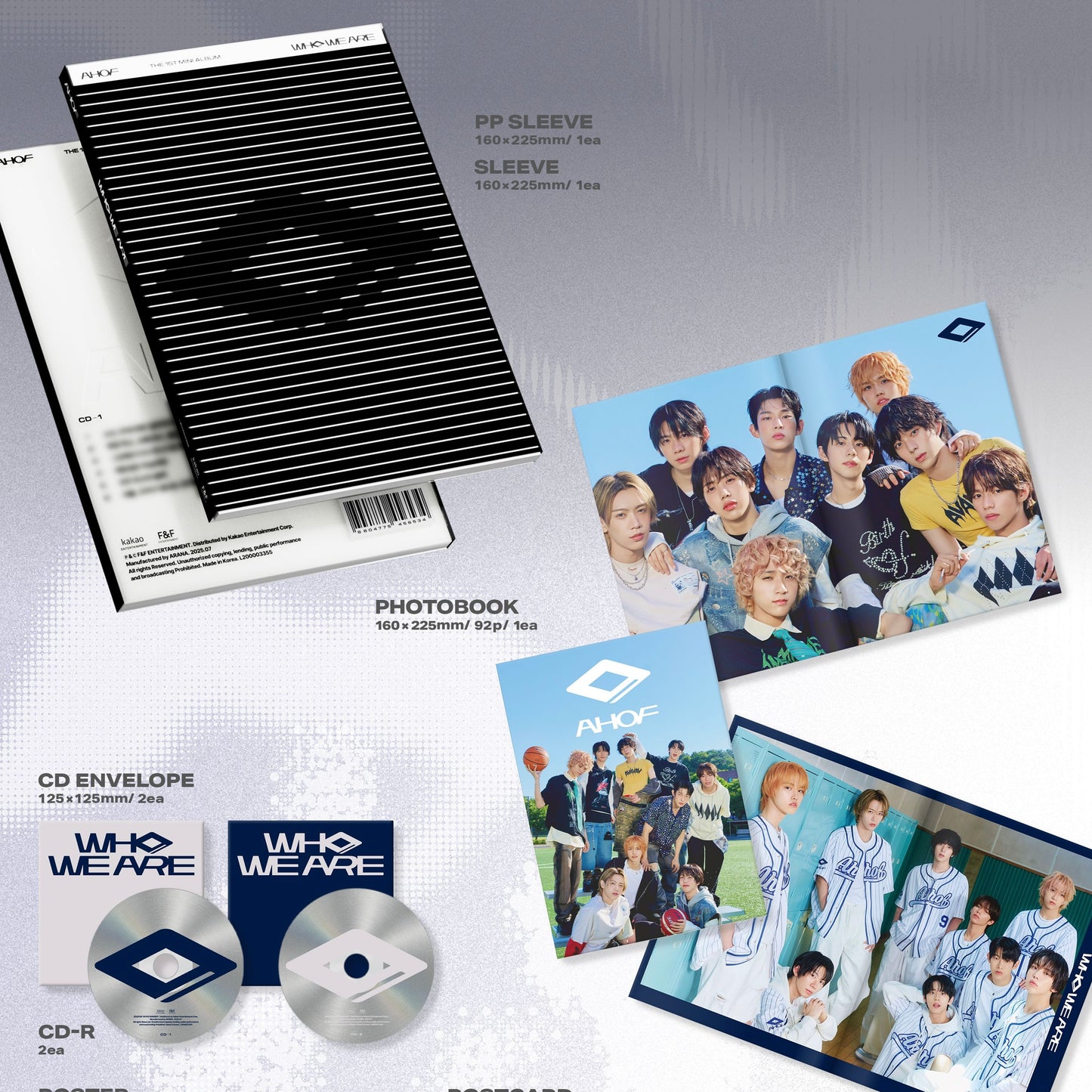 AHOF - 1ST MINI ALBUM [WHO WE ARE] (PHOTOBOOK VER.) - LightUpK