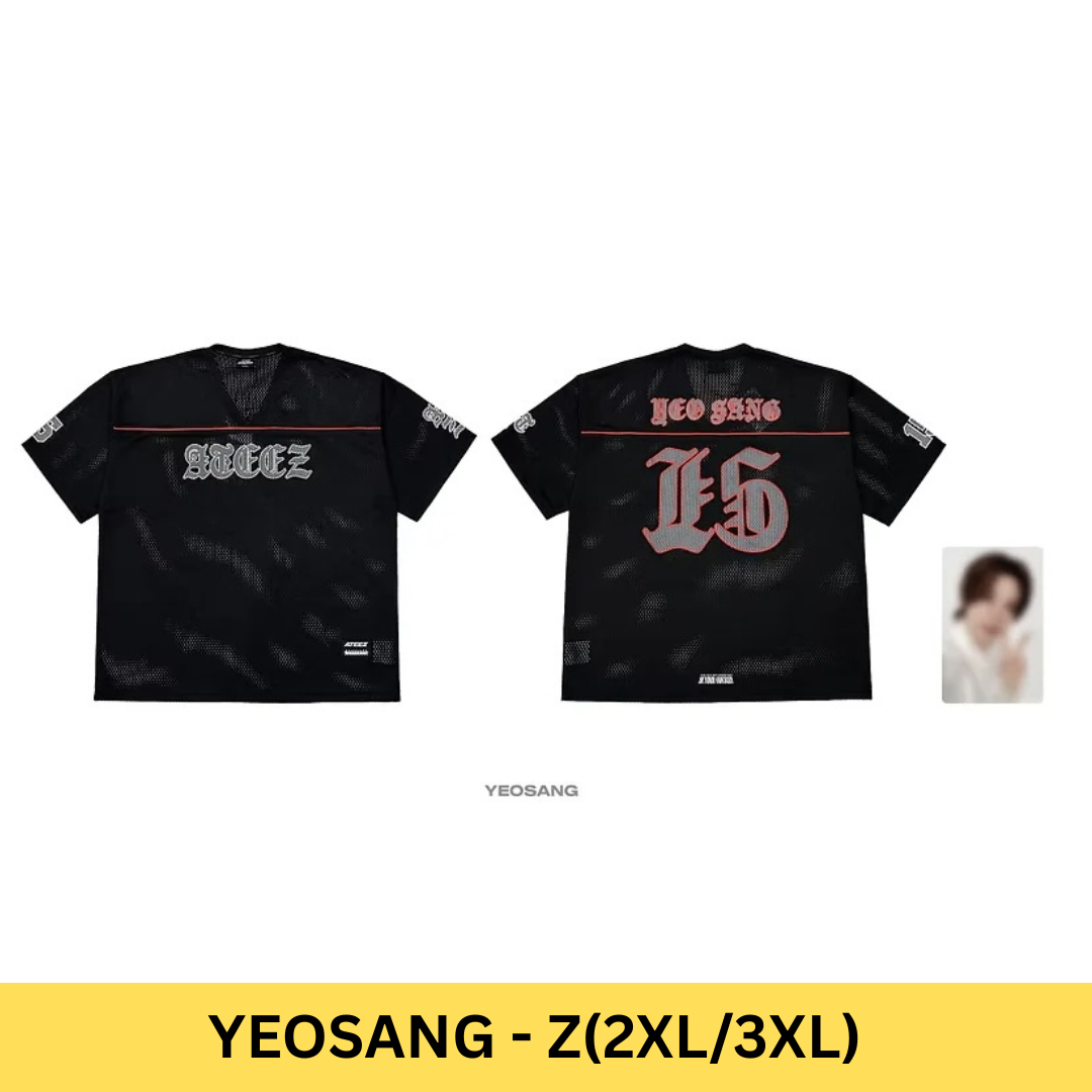 ATEEZ - 'IN YOUR FANTASY' OFFICIAL TOUR MERCH FOOTBALL UNIFORM (24 TYPES)