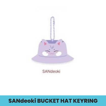 (PRE-ORDER) ATEEZ X ANITEEZ [ANITEEZ IN TREASURE] MD - 16 BUCKET HAT KEYRING (8 VERSIONS) - LightUpK