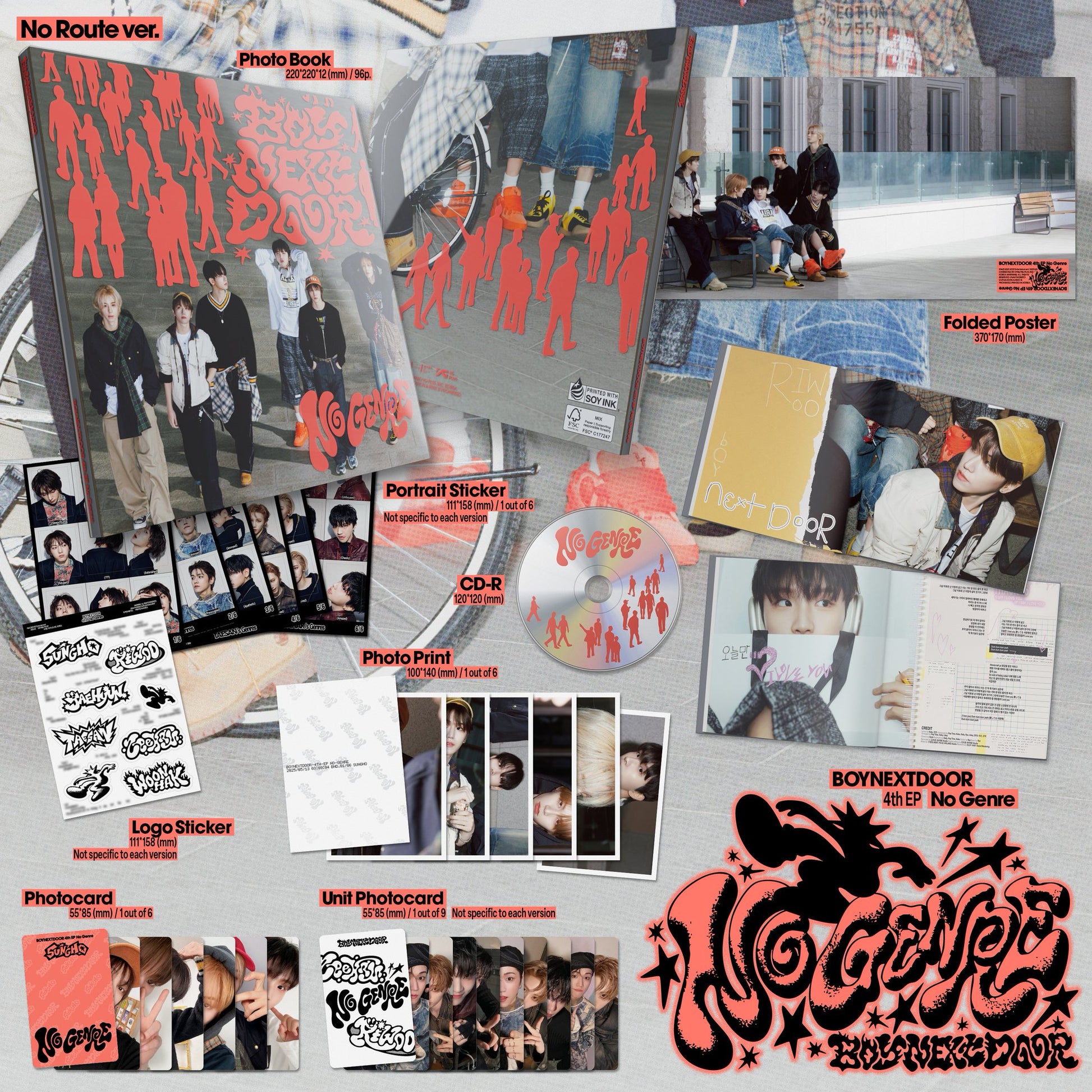 BOYNEXTDOOR - 4TH EP [NO GENRE] (3 VERSIONS) - LightUpK
