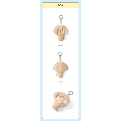 (PRE-ORDER) SEVENTEEN - ICE CREAM WITH MINITEEN CHARACTER POP UP OFFICIAL MD FACE KEYRING (13 VERSIONS)