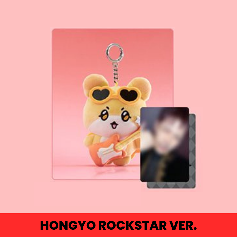 (PRE-ORDER) ATEEZ - MIGHTEEZ - [ROCK THE STAGE] ROCKSTAR PLUSH KEYRING (8 VERSIONS)
