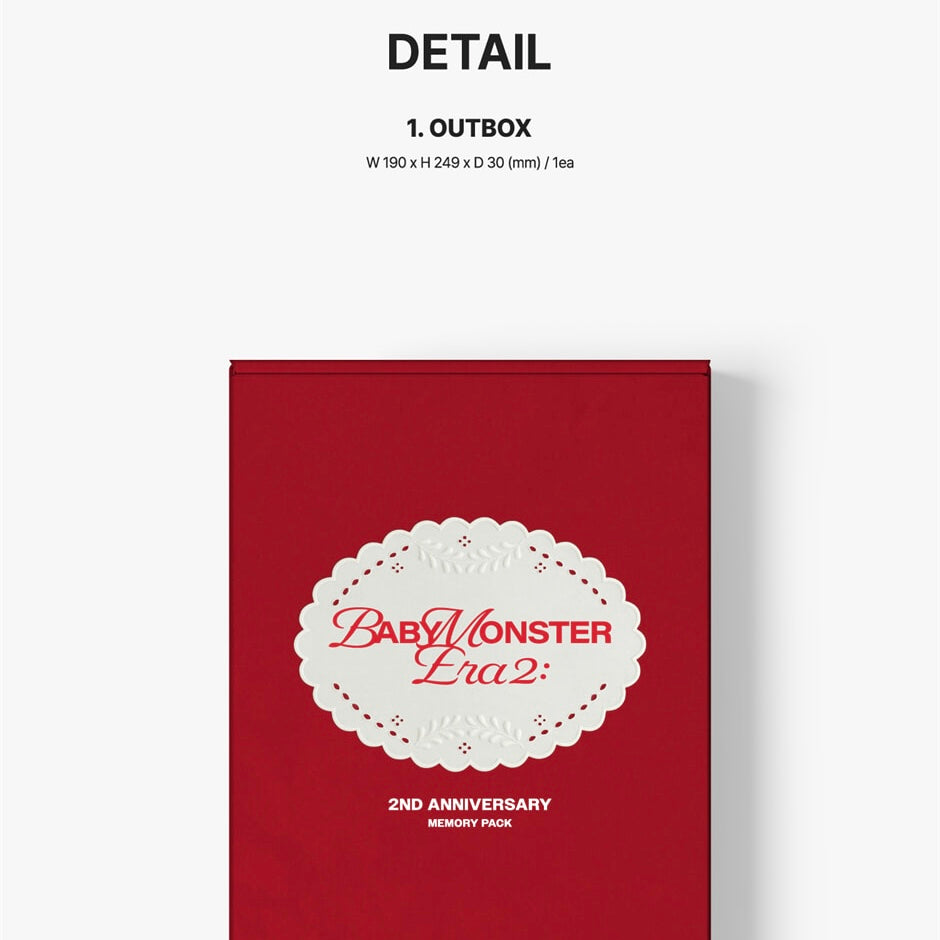 (PRE-ORDER) BABYMONSTER - ERA II | BABYMONSTER 2ND ANNIVERSARY MEMORY PACK - LightUpK