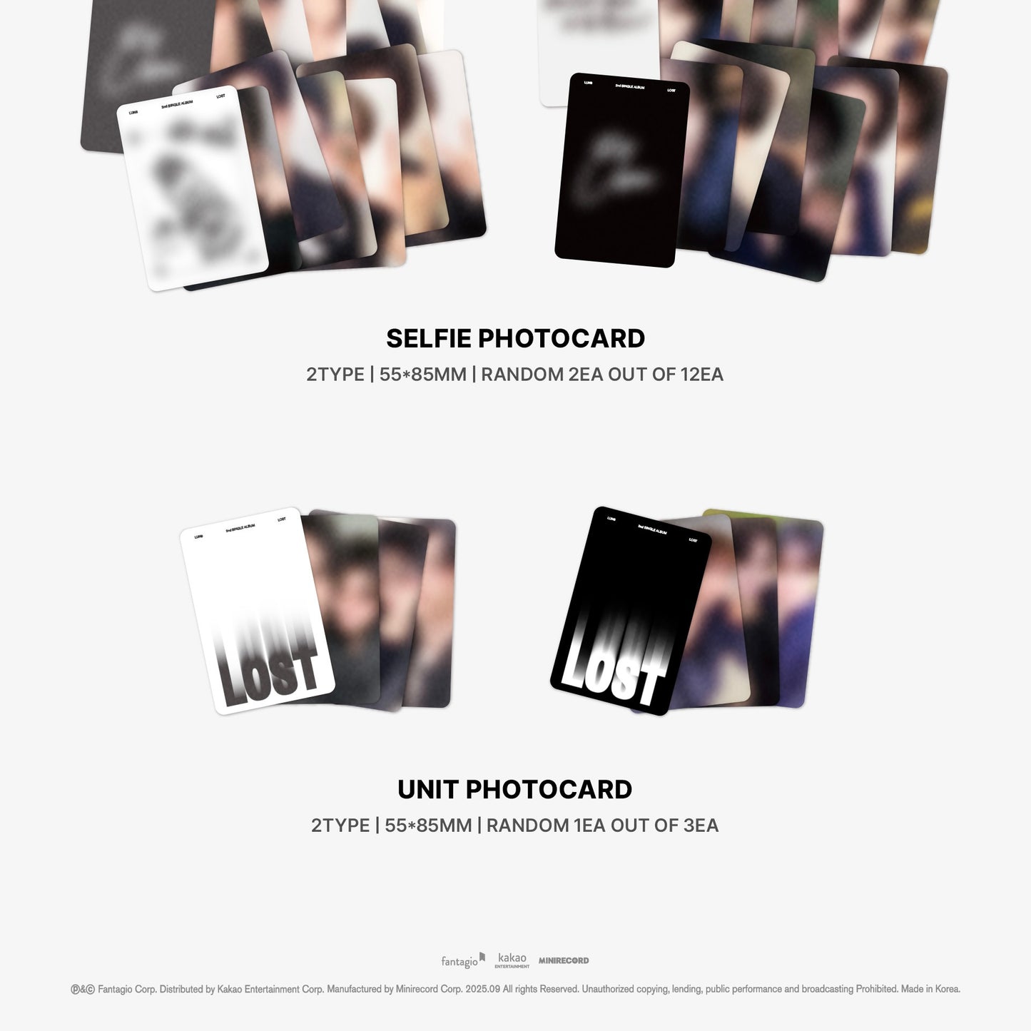 (PRE-ORDER) LUN8 - 2ND SINGLE ALBUM [LOST] (META) (2 VERSIONS) RANDOM - LightUpK