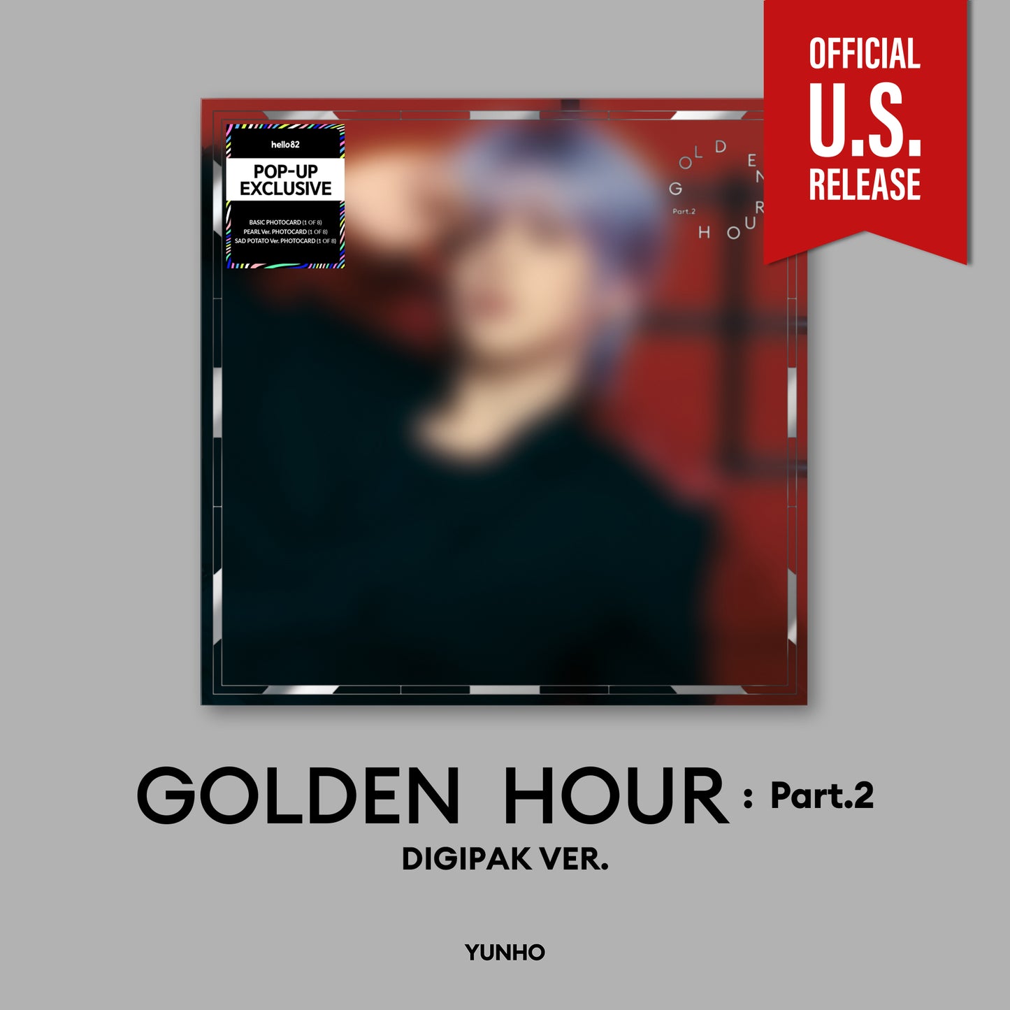 (PRE-ORDER) [HELLO82] [POP-UP EXCLUSIVE] ATEEZ - GOLDEN HOUR : PART 2 DIGIPACK (8 VERSIONS) RANDOM